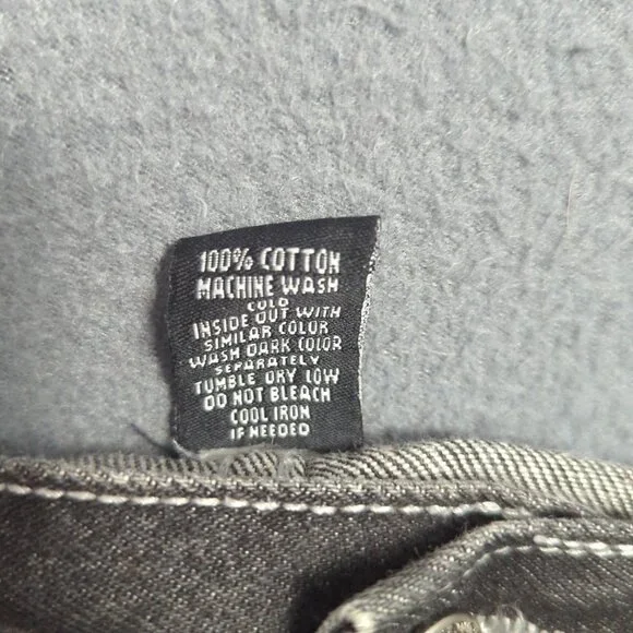 Southpole Jeans Men's 38 Fits 37x31 Black Baggy Denim Authentic Collection Y2K - Picture 14 of 15